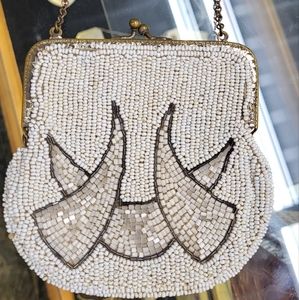 Antique Art deco beaded purse